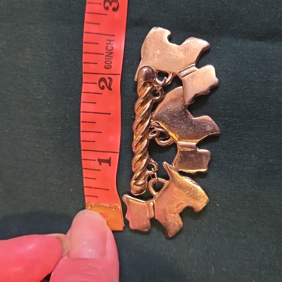 Vintage Silvertone Scotty Brooch - Picture 7 of 7